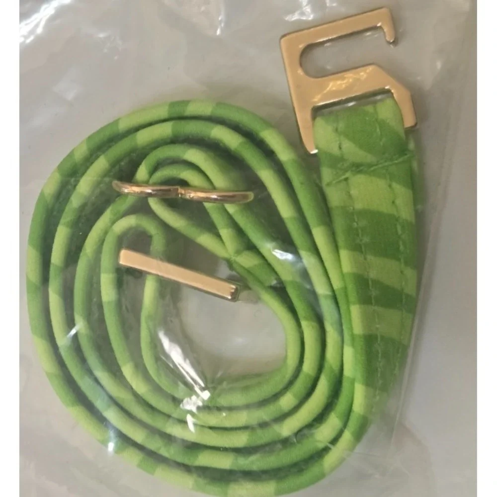 Michael Kors One Shoulder O-Ring 2 piece swimsuit Women's S Green Apple NWT‎